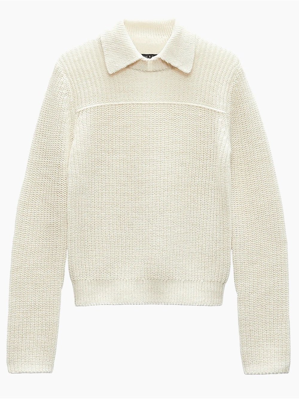 Rag & Bone | Madix Wool & Alpaca Polo Sweater - Picture 2 of 9